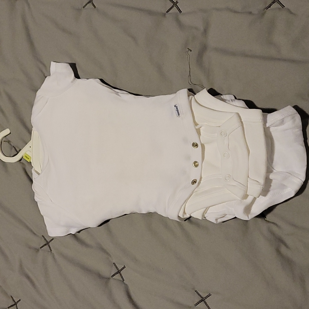 Plain White onsies